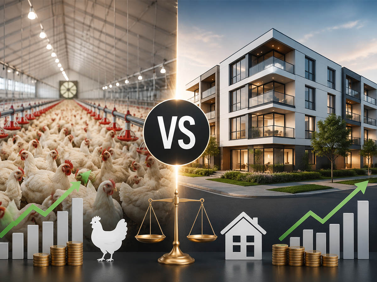 Poultry Farming vs Real Estate Investment: Which Offers Better Long-Term Value in 2026?